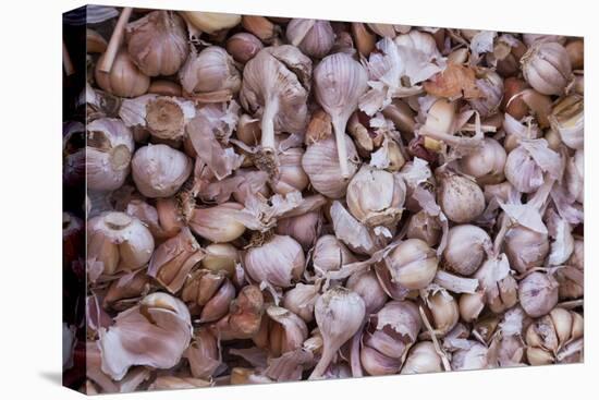 Vietnam, Dien Bien Phu. City Market, Garlic-Walter Bibikow-Stretched Canvas