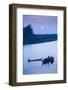 Vietnam, Dmz Area. Dong Ha, Cam Lo River, Boats at Sunset-Walter Bibikow-Framed Photographic Print