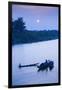 Vietnam, Dmz Area. Dong Ha, Cam Lo River, Boats at Sunset-Walter Bibikow-Framed Premium Photographic Print