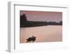 Vietnam, Dmz Area. Dong Ha, Cam Lo River, Boats at Sunset-Walter Bibikow-Framed Photographic Print