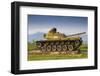 Vietnam, Dmz Area. Quang Tri Province, Khe Sanh, Exterior Display of Us Army Tank-Walter Bibikow-Framed Photographic Print