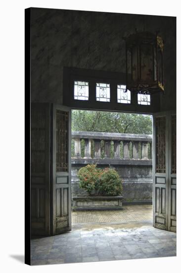 Vietnam. Doors Leading to a Patio, Khai Dinh Tomb, Hue, Thua Thien?Hue-Kevin Oke-Stretched Canvas