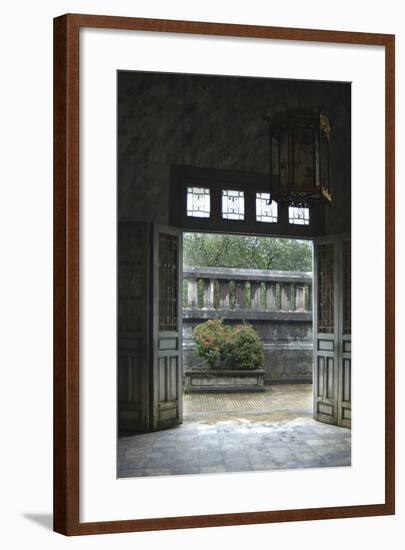 Vietnam. Doors Leading to a Patio, Khai Dinh Tomb, Hue, Thua Thien?Hue-Kevin Oke-Framed Photographic Print