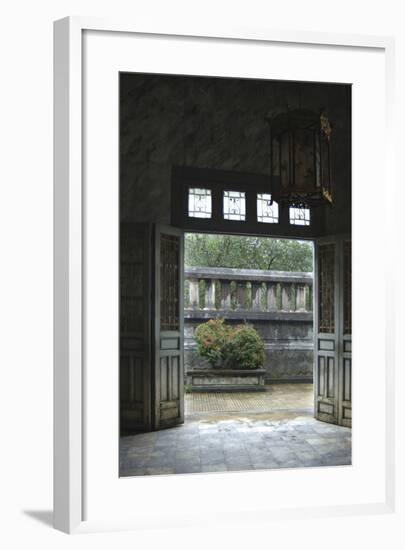 Vietnam. Doors Leading to a Patio, Khai Dinh Tomb, Hue, Thua Thien?Hue-Kevin Oke-Framed Photographic Print