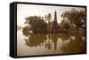 Vietnam, Ha Noi, West Lake. the Ancient Tran Quoc Pagoda Sits Surrounded by Vegetation-Niels Van Gijn-Framed Stretched Canvas