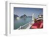 Vietnam, Halong Bay, Tourist Boat, Deck View-Walter Bibikow-Framed Photographic Print