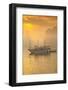 Vietnam, Halong Bay, Tourist Boats, Sunrise-Walter Bibikow-Framed Photographic Print