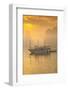 Vietnam, Halong Bay, Tourist Boats, Sunrise-Walter Bibikow-Framed Photographic Print