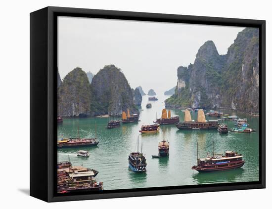 Vietnam, Halong Bay-Steve Vidler-Framed Stretched Canvas
