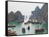 Vietnam, Halong Bay-Steve Vidler-Framed Stretched Canvas