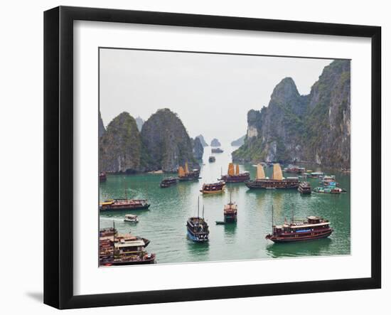 Vietnam, Halong Bay-Steve Vidler-Framed Photographic Print