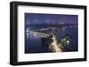 Vietnam, Hanoi. Elevated City View by Tay Ho, West Lake, Dusk-Walter Bibikow-Framed Photographic Print