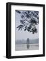 Vietnam, Hanoi. Hoan Kiem Lake and Thap Rua, Turtle Pagoda-Walter Bibikow-Framed Photographic Print