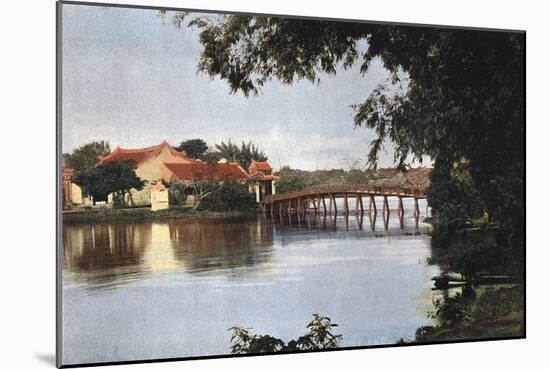 Vietnam, Hanoi Lake C1900-null-Mounted Art Print