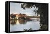 Vietnam, Hanoi Lake C1900-null-Framed Stretched Canvas