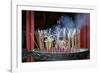 Vietnam, Hanoi. Lots of Incense Burning-Matt Freedman-Framed Photographic Print