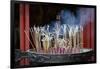 Vietnam, Hanoi. Lots of Incense Burning-Matt Freedman-Framed Photographic Print