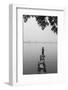Vietnam, Hanoi. Tay Ho, West Lake, Fisherman-Walter Bibikow-Framed Photographic Print