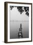 Vietnam, Hanoi. Tay Ho, West Lake, Fisherman-Walter Bibikow-Framed Photographic Print