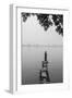 Vietnam, Hanoi. Tay Ho, West Lake, Fisherman-Walter Bibikow-Framed Photographic Print