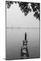 Vietnam, Hanoi. Tay Ho, West Lake, Fisherman-Walter Bibikow-Mounted Photographic Print
