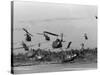 Vietnam Helicopter Assault-Associated Press-Stretched Canvas