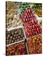 Vietnam, Ho Chi Minh City, Ben Thanh Market, Fruit Display-Steve Vidler-Stretched Canvas