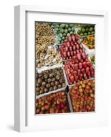 Vietnam, Ho Chi Minh City, Ben Thanh Market, Fruit Display-Steve Vidler-Framed Photographic Print