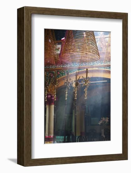 Vietnam, Ho Chi Minh City. Cholon, Chinatown Area, Phuoc an Hoi Quan Pagoda, Interior-Walter Bibikow-Framed Photographic Print