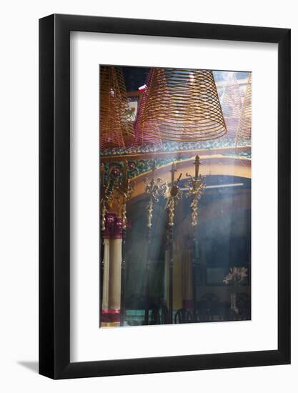 Vietnam, Ho Chi Minh City. Cholon, Chinatown Area, Phuoc an Hoi Quan Pagoda, Interior-Walter Bibikow-Framed Photographic Print