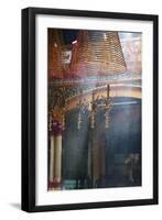 Vietnam, Ho Chi Minh City. Cholon, Chinatown Area, Phuoc an Hoi Quan Pagoda, Interior-Walter Bibikow-Framed Photographic Print