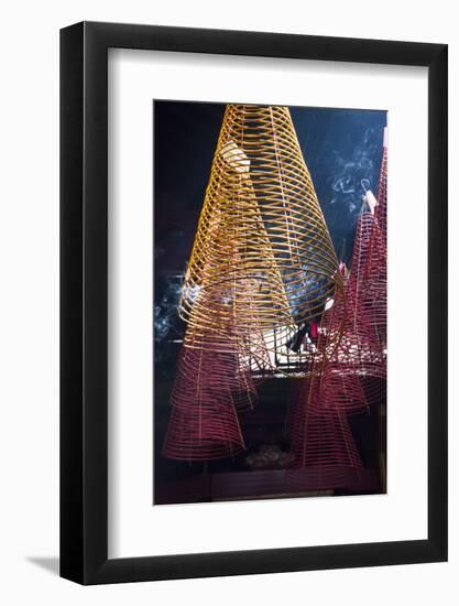 Vietnam, Ho Chi Minh City. Cholon, Chinatown Area, Phuoc an Hoi Quan Pagoda, Interior-Walter Bibikow-Framed Photographic Print