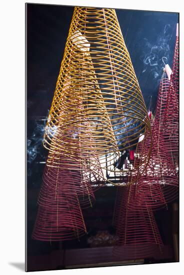 Vietnam, Ho Chi Minh City. Cholon, Chinatown Area, Phuoc an Hoi Quan Pagoda, Interior-Walter Bibikow-Mounted Photographic Print