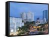 Vietnam, Ho Chi Minh City, City Skyline-Steve Vidler-Framed Stretched Canvas