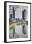 Vietnam, Ho Chi Minh City. City View with Bitexco Tower Along the Ben Nghe Canal-Walter Bibikow-Framed Photographic Print