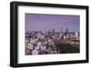 Vietnam, Ho Chi Minh City. Elevated City View Above Quach Thi Trang Circle, Dusk-Walter Bibikow-Framed Photographic Print