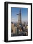 Vietnam, Ho Chi Minh City. Elevated City View with Bitexco Tower, Dawn-Walter Bibikow-Framed Photographic Print