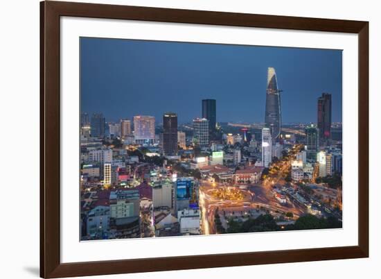 Vietnam, Ho Chi Minh City (Saigon), Dong Khoi, City Skyline-Michele Falzone-Framed Photographic Print