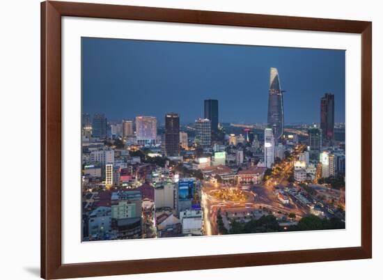 Vietnam, Ho Chi Minh City (Saigon), Dong Khoi, City Skyline-Michele Falzone-Framed Photographic Print