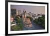 Vietnam, Ho Chi Minh City (Saigon), Notre Dame Cathedral and City Skyline-Michele Falzone-Framed Photographic Print