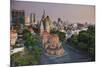 Vietnam, Ho Chi Minh City (Saigon), Notre Dame Cathedral and City Skyline-Michele Falzone-Mounted Photographic Print