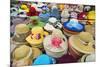 Vietnam, Ho Chi Minh Province, Ho Chi Minh City, Saigon. Hats Galore! a Stall in Saigon Market.-Nigel Pavitt-Mounted Photographic Print