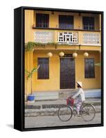 Vietnam, Hoi An, Cafes in the Old Town-Steve Vidler-Framed Stretched Canvas