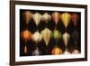 Vietnam, Hoi An, Close-Up of Asian Lanterns Souvenirs-Walter Bibikow-Framed Photographic Print