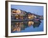 Vietnam, Hoi An, Evening View of Town Skyline and Hoai River-Steve Vidler-Framed Photographic Print