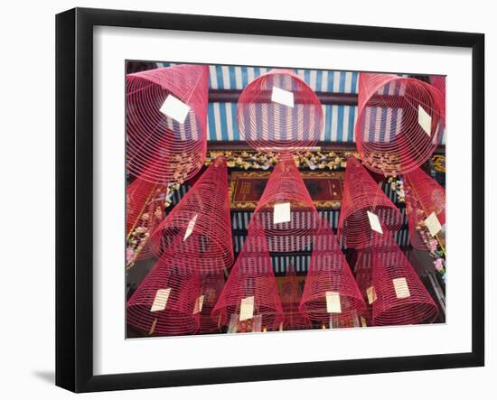 Vietnam, Hoi An, Phuc Kien Assembly Hall, Incense Coils-Steve Vidler-Framed Photographic Print