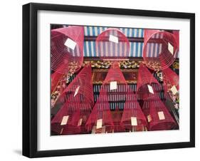Vietnam, Hoi An, Phuc Kien Assembly Hall, Incense Coils-Steve Vidler-Framed Photographic Print