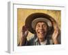 Vietnam, Hoi An, Portrait of Elderly Fisherman-Steve Vidler-Framed Photographic Print