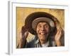 Vietnam, Hoi An, Portrait of Elderly Fisherman-Steve Vidler-Framed Photographic Print