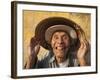 Vietnam, Hoi An, Portrait of Elderly Fisherman-Steve Vidler-Framed Photographic Print